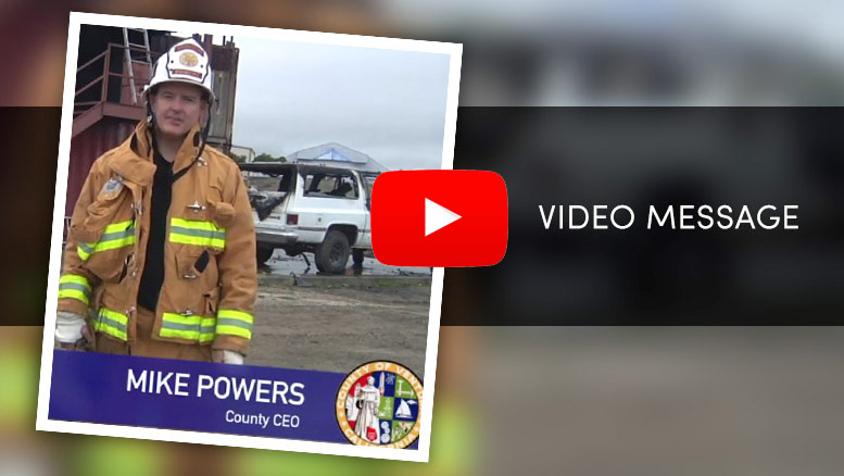 County CEO Mike Powers